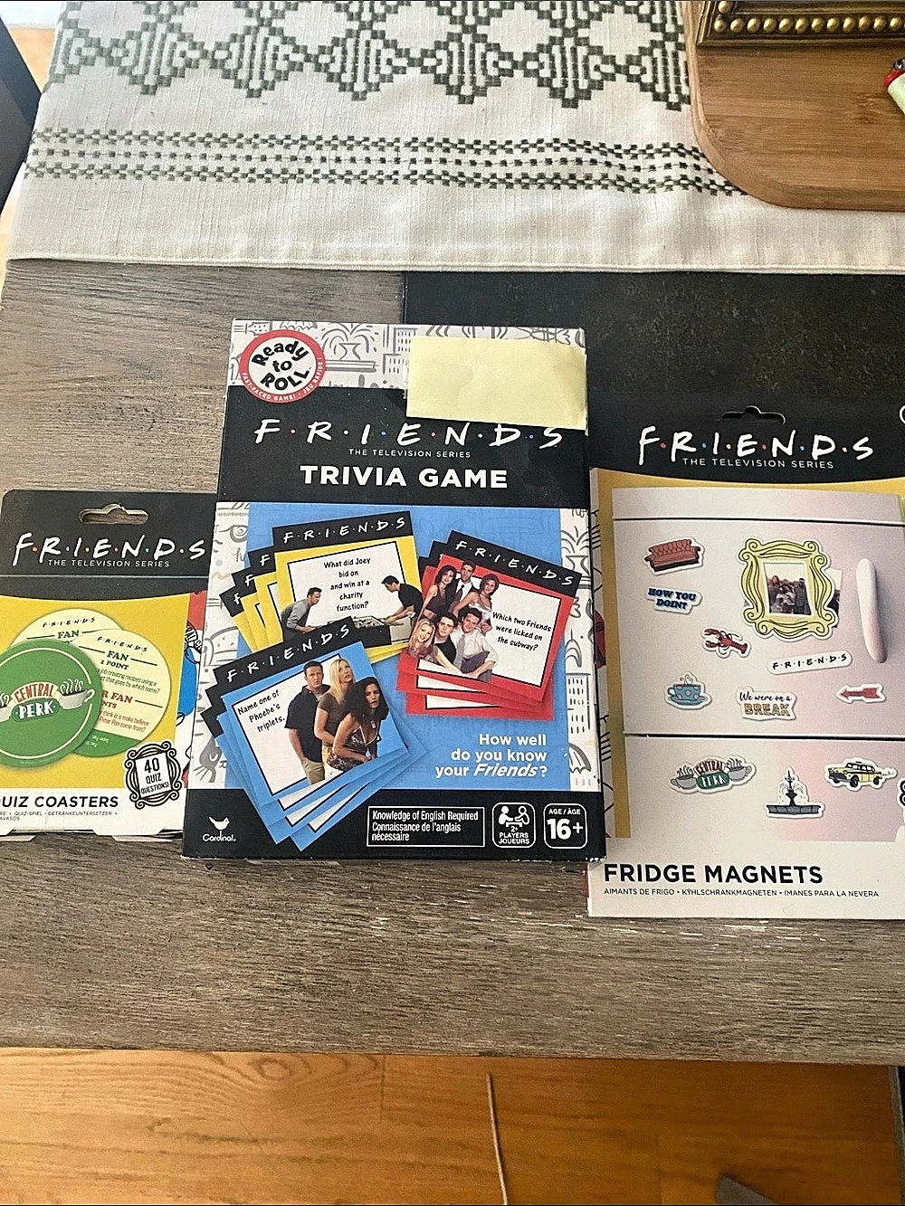 Friends Trivia Game Set